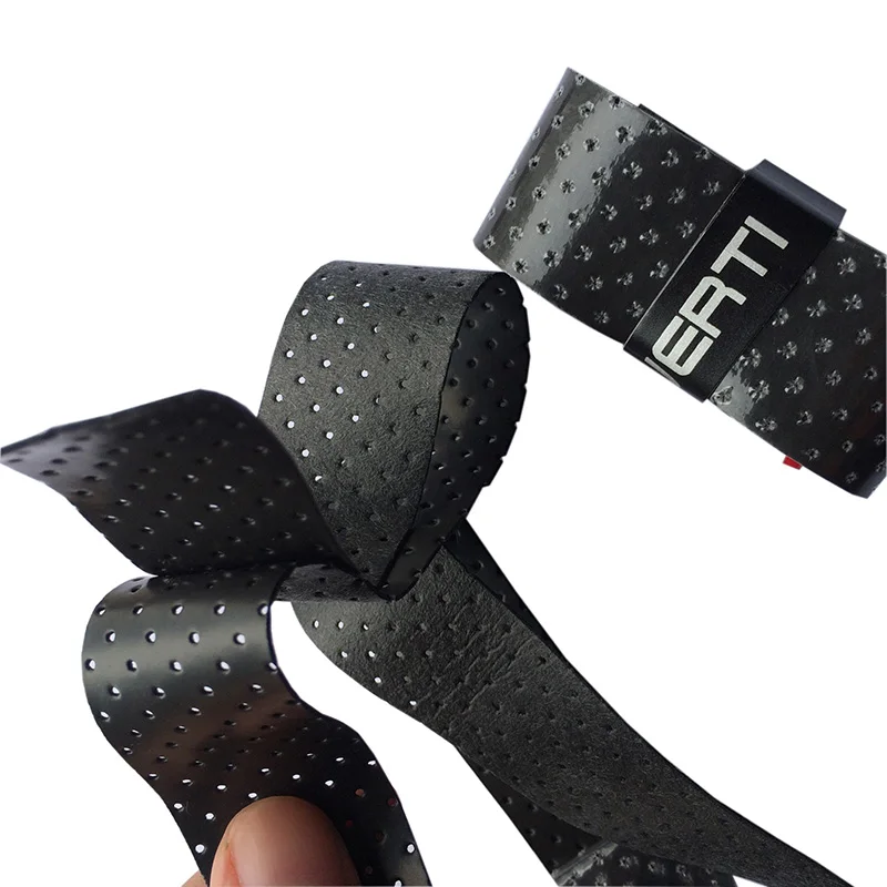 POWERTI 10 шт./лот теннис овергрип палка тонкая перфорированная Sweatband бадминтон ракетки пот вязкость дышащий захват