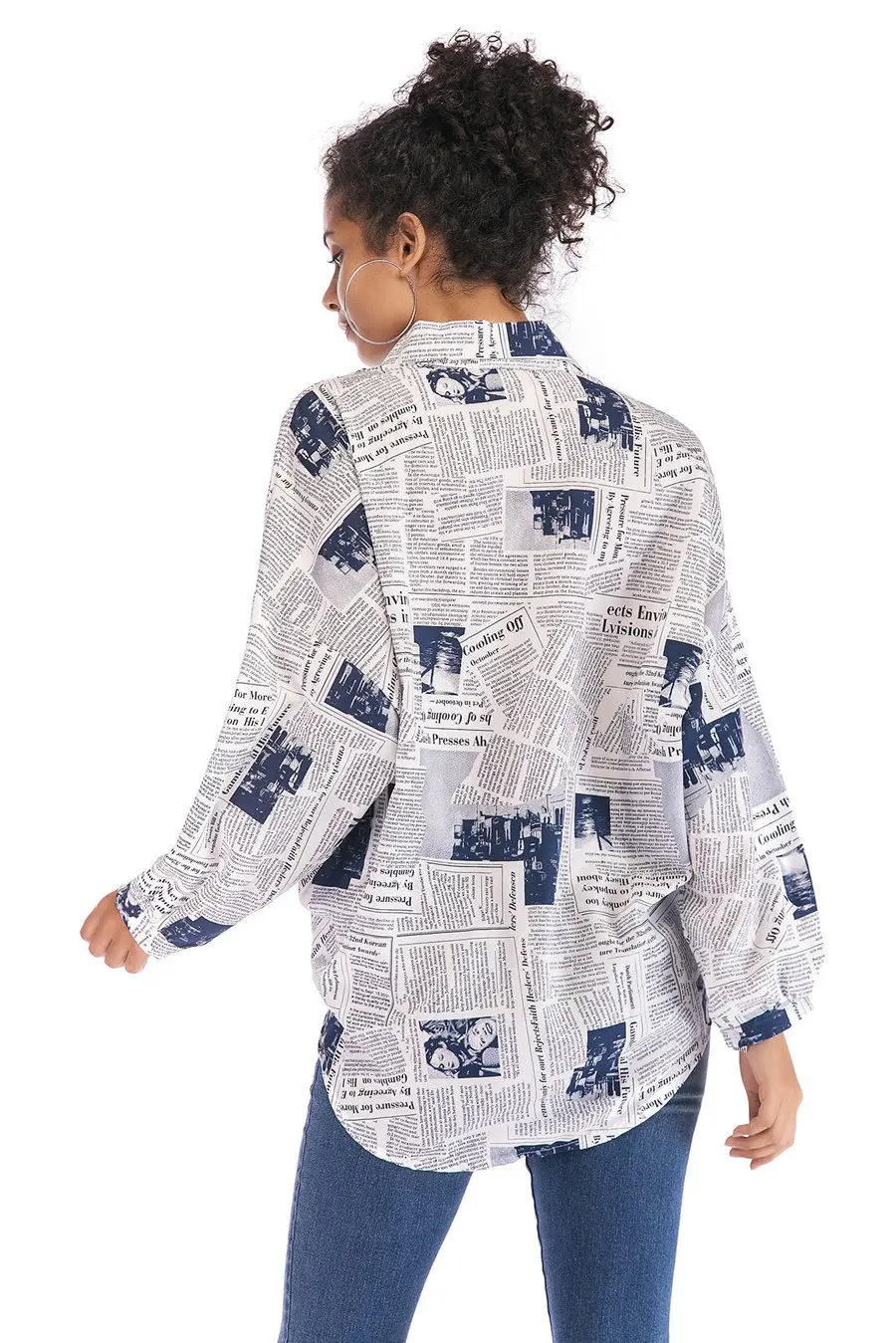 Gladiolus 2018 New Autumn Shirt Women Batwing Sleeve Letter Printed Loose Irregular Long Blouse Women Shirts Ladies Tops blusas (25)