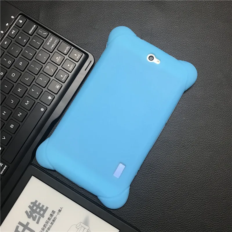 Противоударный утолщение защитной оболочки для iPhone 7 дюймов планшет Archos Core/доступа 70 3g мягкая накладка на заднюю панель из силикона чехол 5 цветов - Цвет: Синий