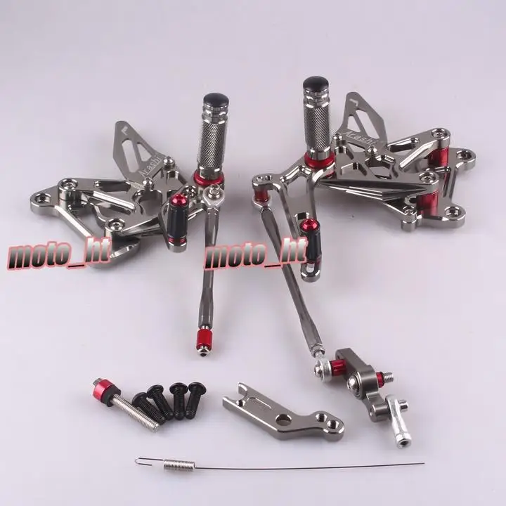 Arashi CNC Aluminum Adjustment Rider Rearset Foot Pegs For MV AGUSTA F3(800) 2012 2013 2014 2015 | Автомобили и мотоциклы