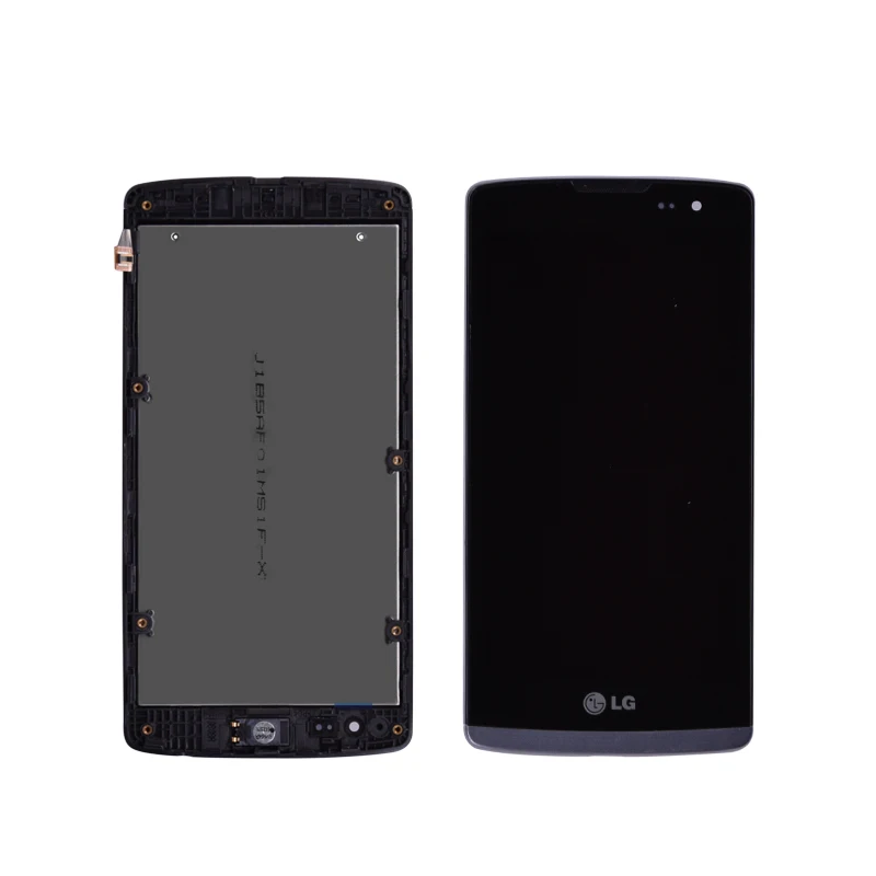 Скидка Для LG Leon H340 h320 h324 H340N H326 MS345 C50 ЖК дисплей Дисплей кодирующий преобразователь сенсорного экрана в сборе с рамкой