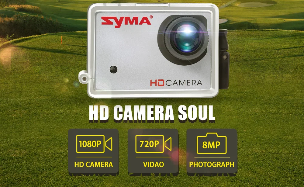 SYMA X8HG RC Квадрокоптер управление Лер Дрон видео с камерой 8MP HD 2,4G 4CH RC вертолет дистанционного управления Летающий игрушечный вертолет