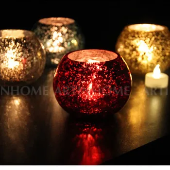

Hot sale Wholesale Wedding Dinner Decor wedding candelabra Crystal Glass Hanging Candle Holder Candlestick