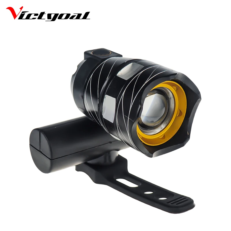 

VICTGOAL Bike Light LED USB Rechargable Bicycle Flash Light Waterproof Cycling Headlight Mountain Road Bike Front Light 3 Modes