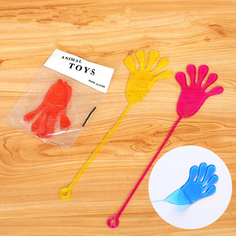 10 шт. партия поддерживает поставки липкие руки шлепки игрушки наполнители для пиньяты Дети День рождения маленький подарок Свадебные фестивали услуги для гостей