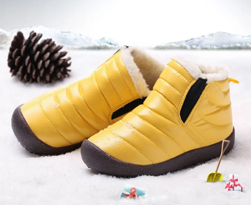 Waterproof children's snow boots-22