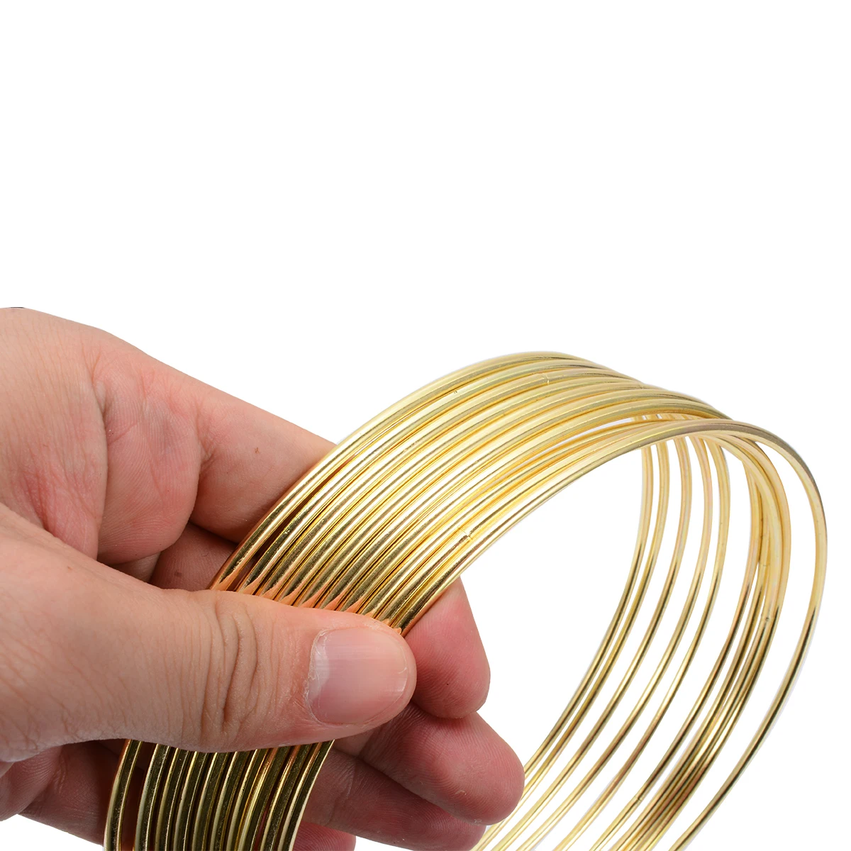 10PCS 2.8*150mm Gold Dream Catcher Dreamcatcher Material Metal Rings Hoops For DIY Handmade Wicker Crafts Tool Accessories