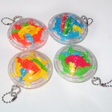 500 шт. 3D магический шар из плекса лабиринт 30 уровней развивающая игрушка мяч прокатный шар головоломка кубики игра Обучающие Развивающие игрушки