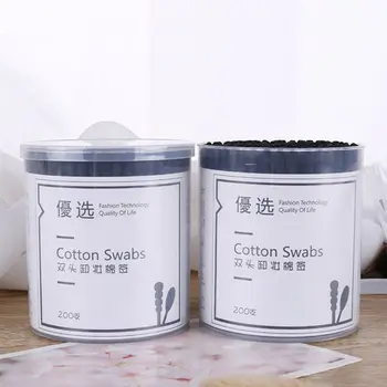 

200Pcs Cotton Swabs Paper Handle Double Head Swab Ear Cleaning Health Cotton Tipped Applicator Stick Multi-functional