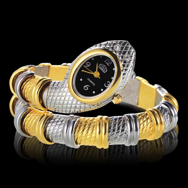 Hot Sale Unique Fashion Wrist Watches Women Ladies Snake Shaped Bracelet Watch D Hot Sale Unique Fashion Wrist Watches Women Ladies Snake Shaped Bracelet Watch D