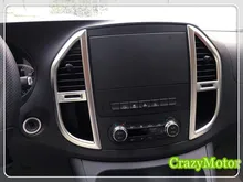 Para Mercedes-benz Vito W447 2014-2017 Consola Central de Aire de Ventilación de Salida Cubre Interior Trim car-styling accesorios de automóviles