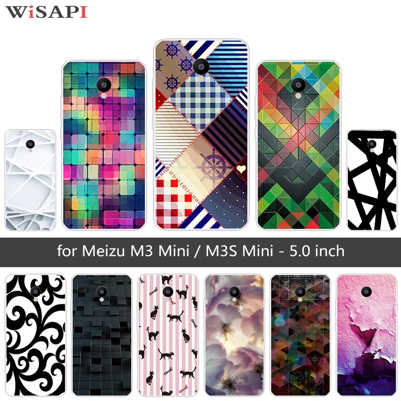 Для Meizu M3/Meizu M3 Mini Мягкий силиконовый чехол для M3S/Meizu M3S прозрачный причудливый
