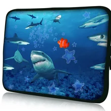 Акула 1" Мягкий ноутбук Тетрадь мягкий чехол сумка для 15,6" hp павильон G6 DV6 M6, Dell, acer, sony