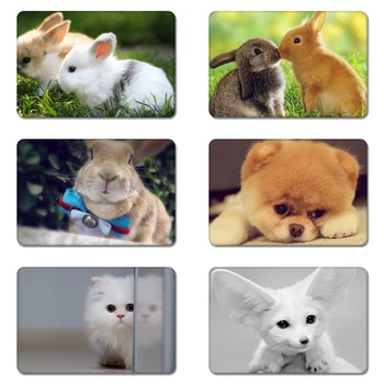 

Rabbit Dog Cute Kids Animal Anime Cool Designs Nature Rubber Table Mouse Pad Laptop Computer Enclosure Mousepad Mat