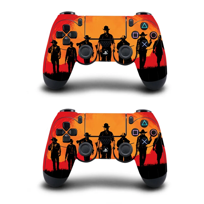 2pcs Red Dead Controller Skin Stickers For Playstation 4 Dualshock 4 Vinyl Skins Decals Play Station 4 Gamepad Protector Cover Buy At The Price Of 2 99 In Aliexpress Com Imall Com