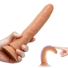 Soft Safety Suction cup Dildo Vibrators for Women Realistic Male Penis Female Clitors G Spot Stimulater Adult Erotic Sex Toys