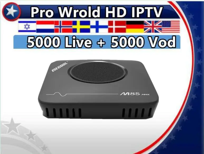 

M8S MAX 3G32G Android7.1 m3u mag S912 smart tv box&Pro World HD Subscription Nordic France Netherlands Israel Arabic Hebrew IPTV