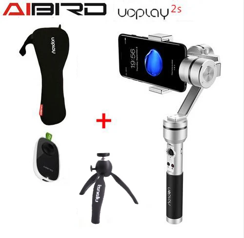 

AIbird Uoplay 2S 3-Axis Handheld smartphone Gimbal Stabilizer for phone iPhone 7/7S/6 for Huawei Samsung PK DJI Osmo mobile 2