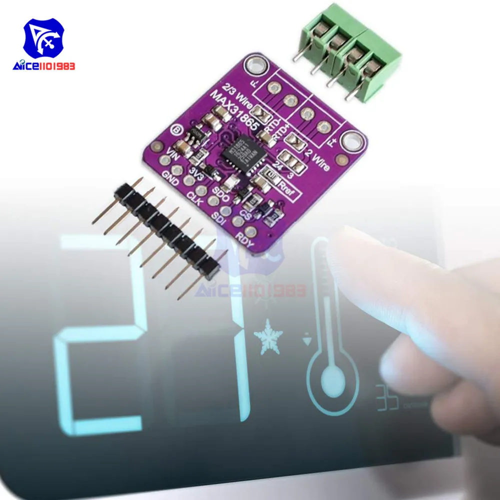 PT1000 MAX31865 RTD Temperature Thermocouple Sensor Amplifier Module For Arduino
