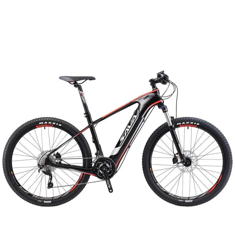 Cheap SAVA Adult Electric Bike Carbon Electric mountain bike Powerful ebike Electric bicycle with Shimano M8000 and 350w 36v Battery 20 Cheap SAVA Adult Electric Bike Carbon Electric mountain bike Powerful ebike Electric bicycle with Shimano M8000 and 350w 36v Battery 20