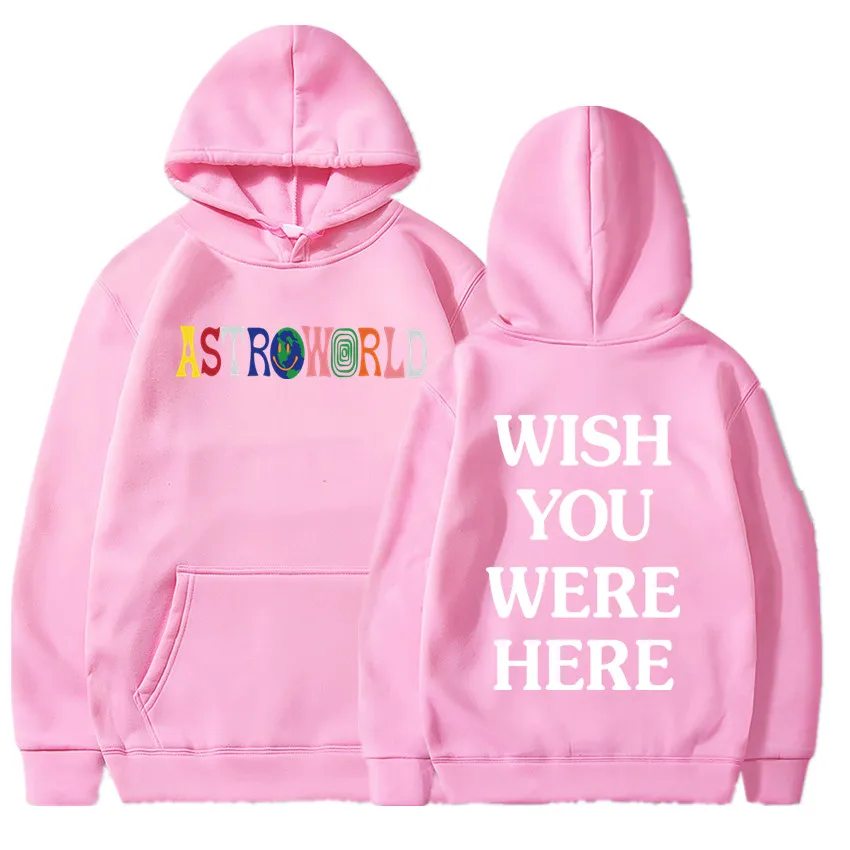 Трэвисс Скотт ASTROWORLD WISH YOU WAS HERE толстовки модные буквы ASTROWORLD Толстовка уличная Мужская Женская пуловер Толстовка