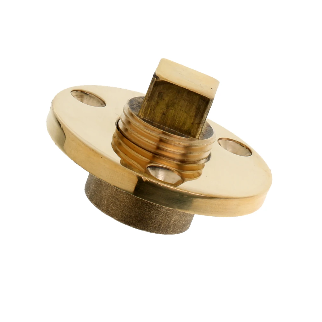 Bronze Garboard Marine Boat Yacht Screw Drain Plug Fits 1 Inch Diameter Hole for Inflatable Fishing Boat Dinghy Accessories
