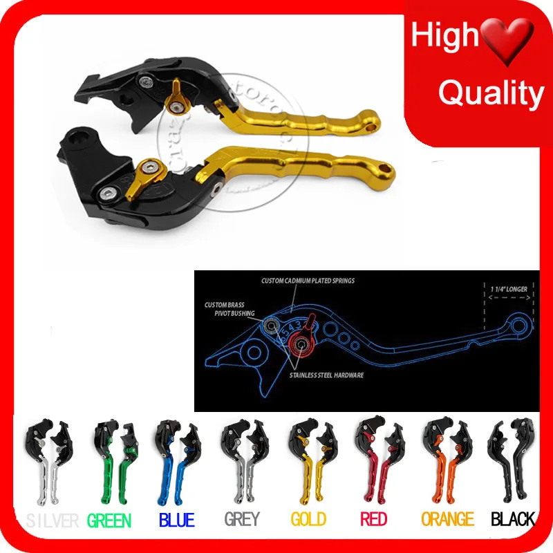 Short Adjustable Folding Brake Clutch Levers For Triumph SPEED DAYTONA