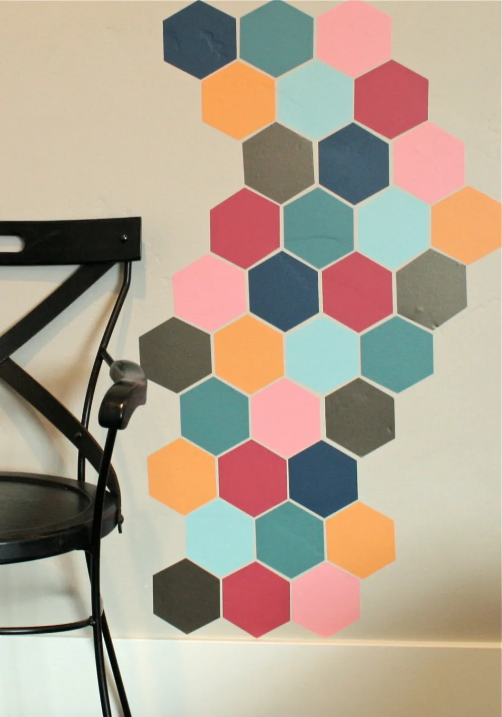 12pcs large Hexagon DIY wall sticker for home