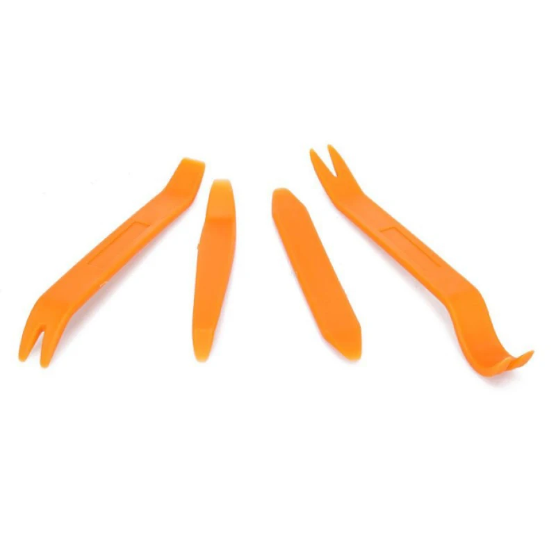 Car Safty Tool 4pcs Auto Car Radio Door Clip Panel Trim Dash Audio Removal Installer Pry Tool Gift