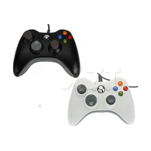 1 шт. USB проводной Joypad геймпад контроллер для Microsoft для 360 для ПК с Win7 системы черный белый