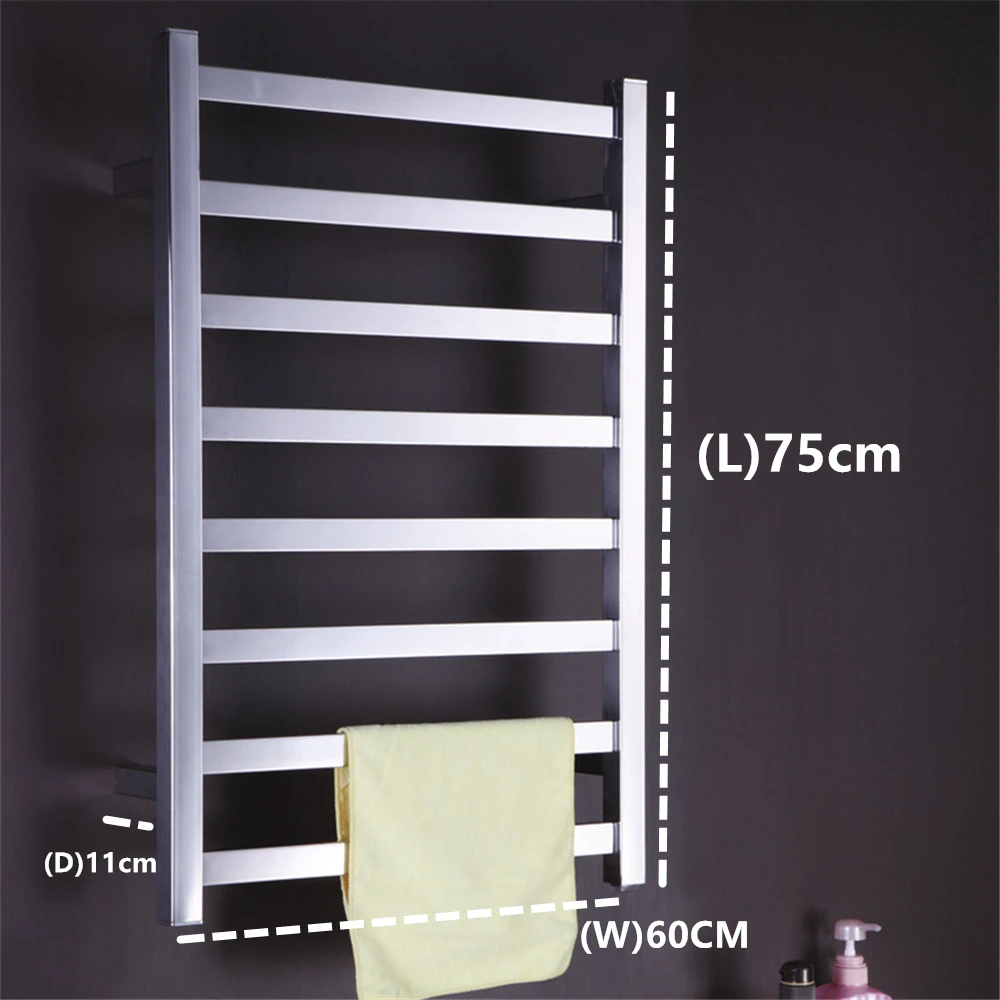 Сушилка для полотенец из нержавеющей стали, настенная сушилка для полотенец, аксессуары для ванной комнаты, полотенцесушитель TW-RT8