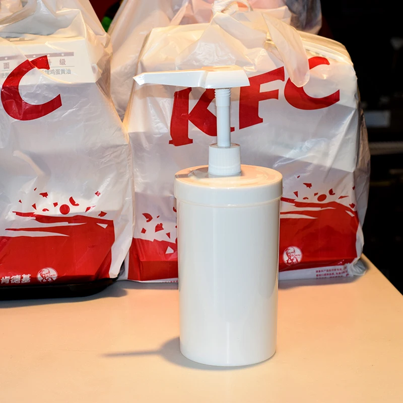 Ручной пресс сироп насос используется KFC количественный бутылка 15 мл/30 мл каждый