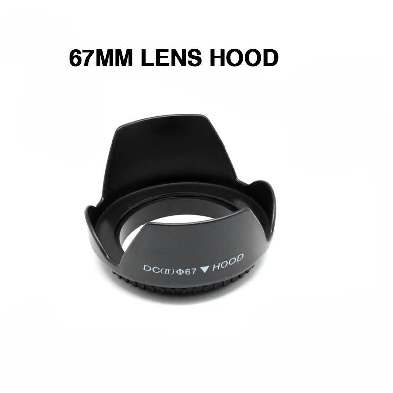 

EDMTON 67mm Camera Lens Hood Screw Mount Petal Crown Flower Shape For Canon Nikon Sony SLR Camera LENS