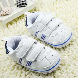 Для детей ясельного возраста для маленьких мальчиков Обувь для девочек унисекс первые Обувь мягкой подошве тапки малышей Обувь 0-18 м