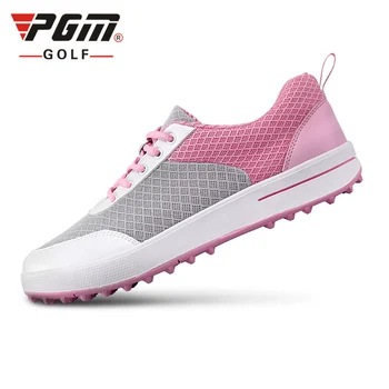 

2019 Women Golf Shoes Spikes Anti-Skid Training Shoes Ladies Brogue Style Breathable Shoes Professional Golf Sneakers