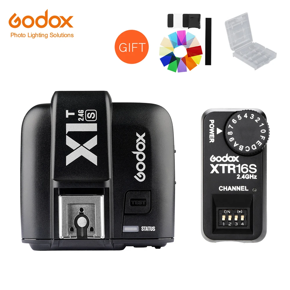 

Godox X1T-S TTL HSS 2.4G Flash Transmitter Trigger + XTR-16S Receiver Set for Sony Camera V850 V860