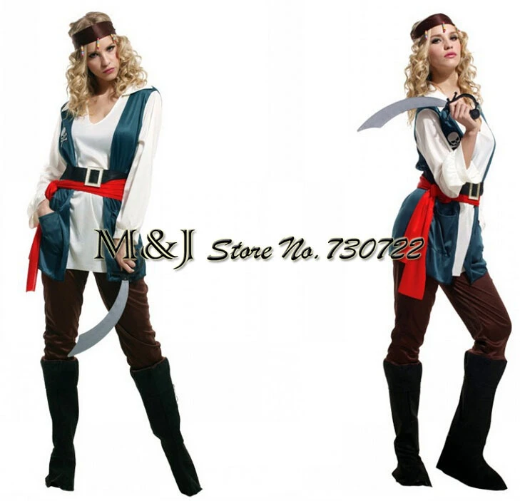 送料無料 ハロウィン大人女性のステージパフォーマンス服大人海賊服海賊ドレス服 Pirate Clothing Pirate Dresshalloween Clothing Aliexpress