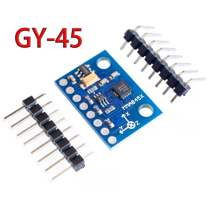 

GY-45 MMA8452 Modules Digital Triaxial Accelerometer High-precision Inclination Module