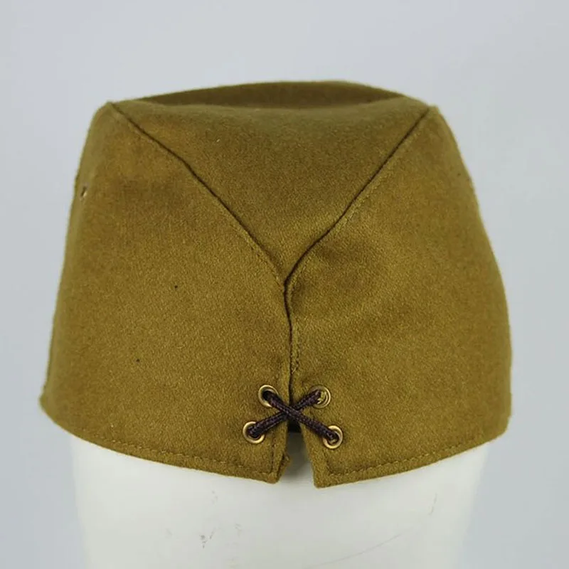 Kaufen Vintage WW2 Japanischen Armee Offizier Feld Wolle Kappe Hut Armee Green Kampf Hut Militärischen Fans Sammlung Japanischen Armee Kappe Für männer BH