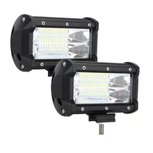 TNOOG 2 pcs 5 Polegada Offroad LEVOU Barra de Luz Holofote 12 v 24 v Para Jeep ATV SUV 4WD UAZ 4×4 Caminhão Trator Motocicleta CONDUZIU a Luz do Trabalho