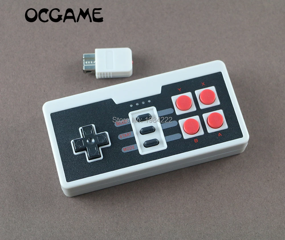 Ocgame Controller Di Gioco Wireless Joystick Gamepad Per Nes Mini Classic Edition Per Wii Con Ricevitore Wirelss