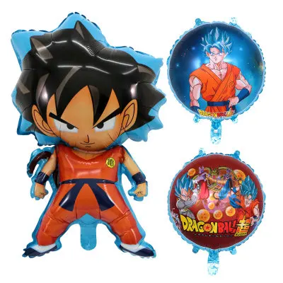 

1pcs/lot 78*45cm Z Son Goku Dragon Ball Foil balloons Boy Birthday Party Super Ball Decor Supplies Air Globos Children's Gift