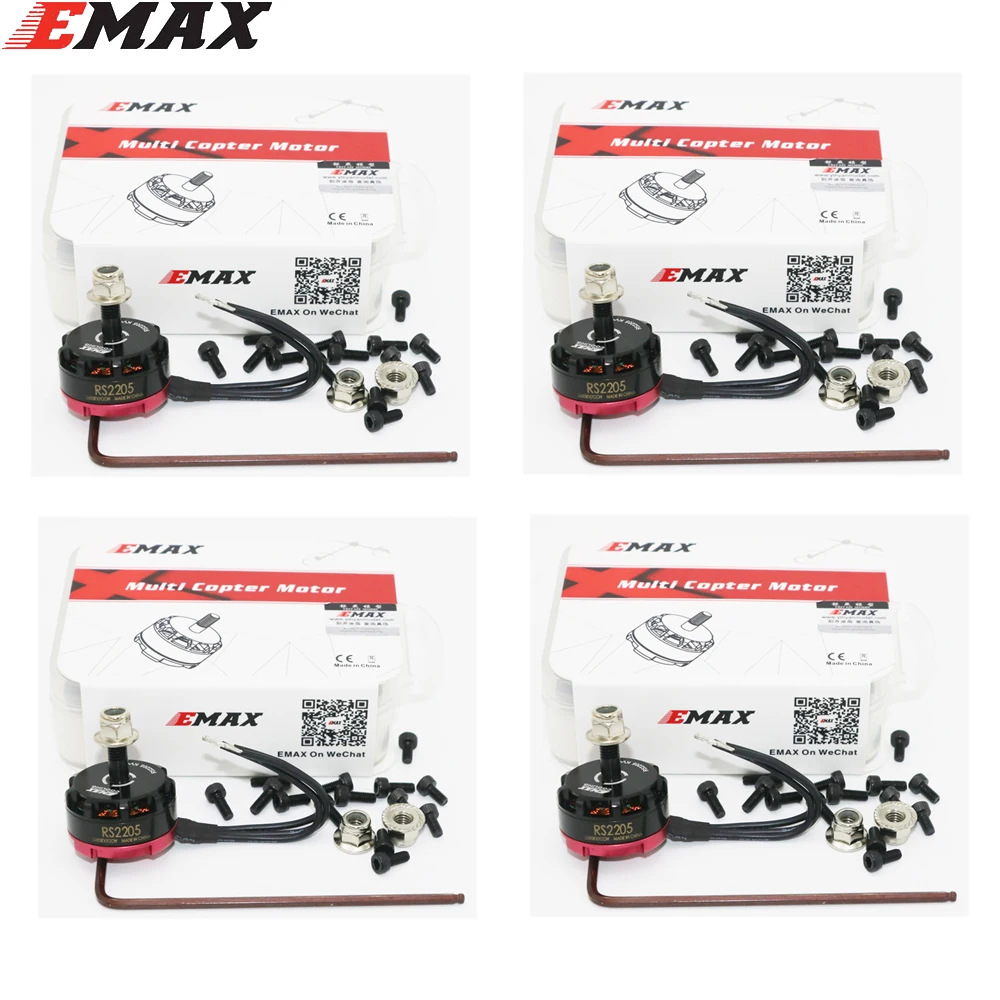 4 компл./лот EMAX RS2205 2300/кв Дубай Grand Prix специальный мотор 3 4S для DIY мини дрона QAVR250