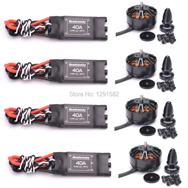 

3508 580KV Brushless Motor + Readytosky / Hobbywing 40A ESC OPTO 2-6S For ZD550 ZD850 FPV Multirotor Quadcopter