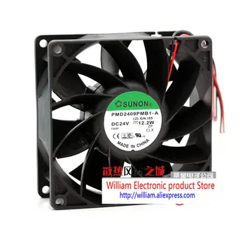

New Original for SUNON PMD2409PMB1-A 9038 24V 12.2W for Schneider ATV71 drive cooling fan