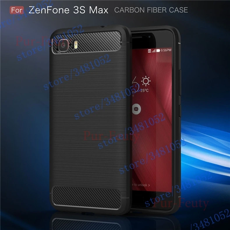 

Luxury TPU Case for ASUS Zenfone 3S Max ZC521TL ZC 521TL ZC521 TL Carbon Fiber Cover for ASUS X00GD XOOGD ASUS_X00GD Phone Cases
