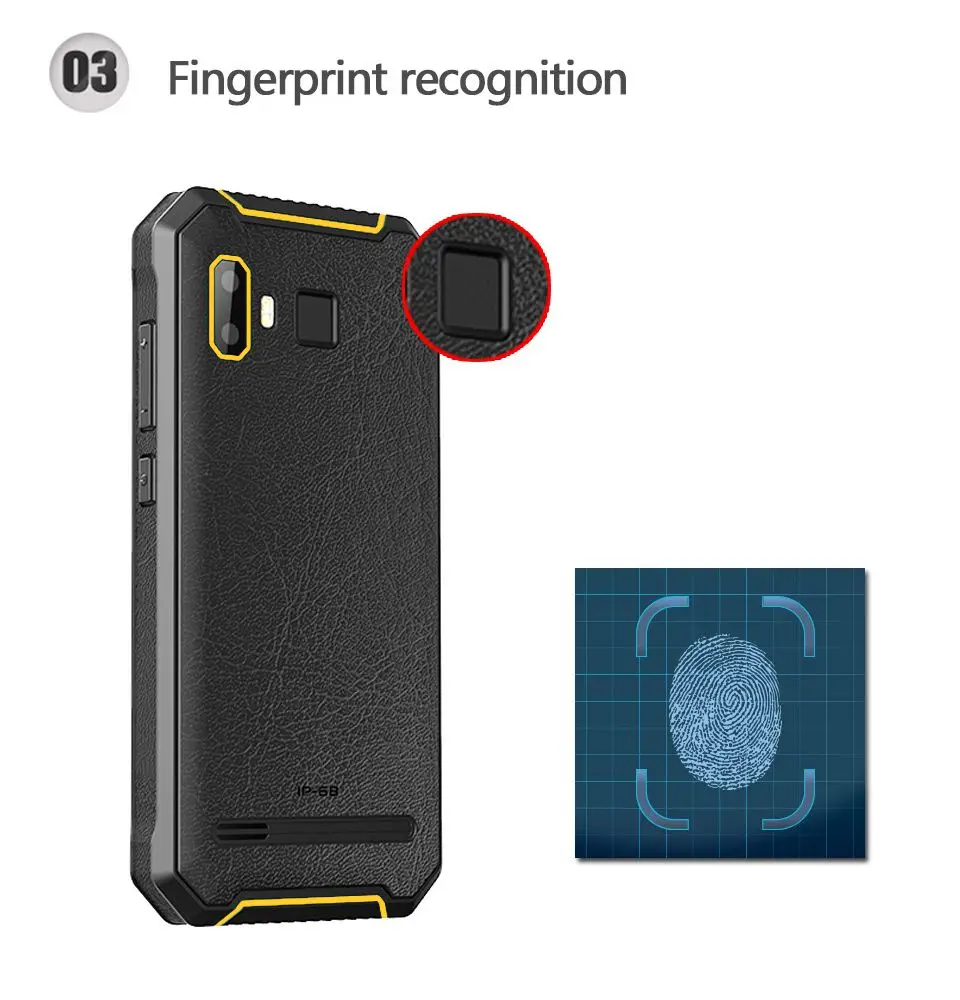 China Original JEASUNG P8 IP68 Rugged Waterproof SmartPhone outdoor slim Moble phone Android 7.0 4G Shockproof 3GBRAM Cellphone