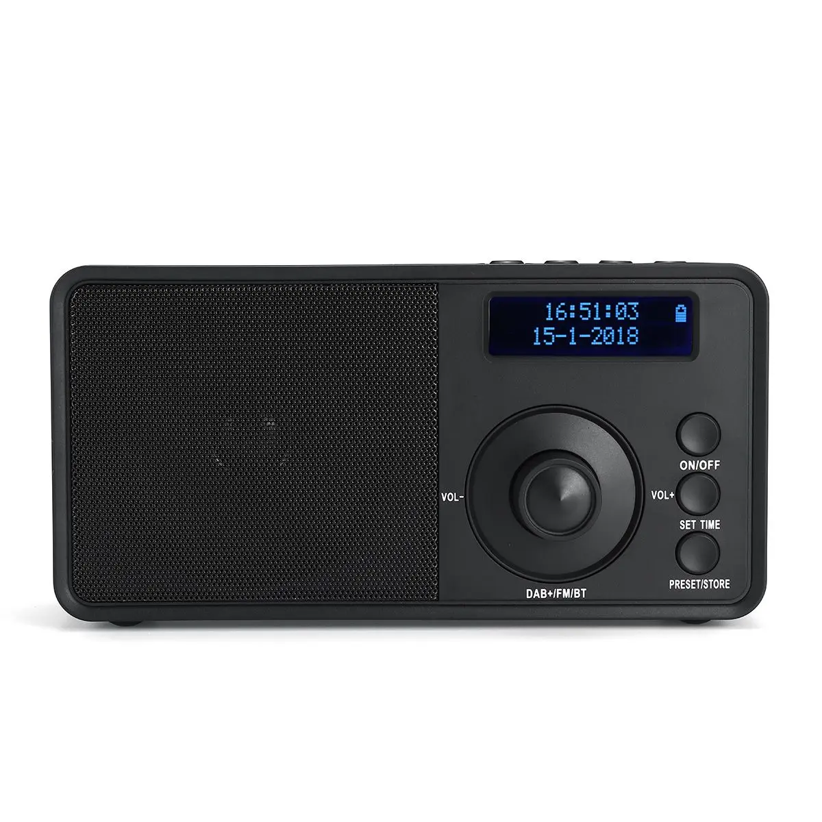 Портативный DAB+ FM цифровой радио плеер приемник Ручной bluetooth мини музыка стерео радио динамик поддержка AUX ЖК-будильник