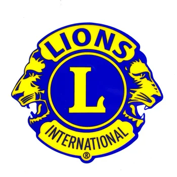 

FASP Lions Clubs International sticker decals are suitable for car and motorcycle glass shop doors, etc.