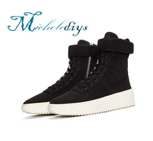 Handgemachten Männer Winter Military hohe Stiefel Angst Gottes Top qualität Straße Motorrad schuhe Plattform Sexy Justin Bieber Stiefel